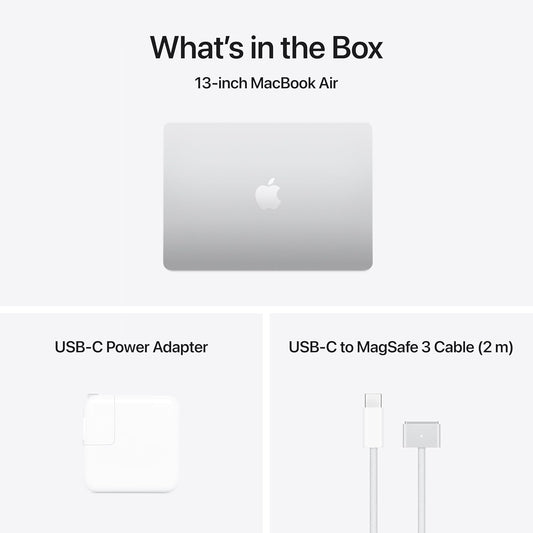 Apple 2025 MacBook Air 13-inch Laptop with M4 chip: Built for Apple Intelligence, 13.6-inch Liquid Retina Display, 16GB Unified Memory, 256GB SSD Storage, 12MP Center Stage Camera, Touch ID; Silver